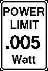 POWER LIMIT